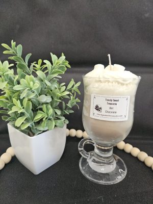 Hot chocolate candle