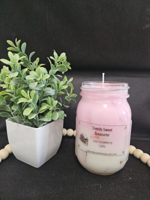 Large Strawberry Lemonade Candle