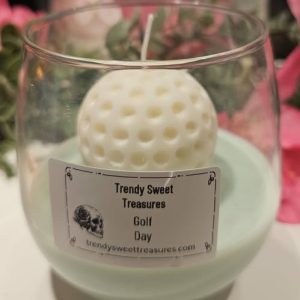 Golf day candle