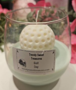 Golf day candle