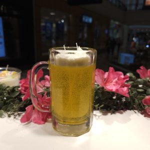 Large Beer Candle