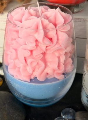 Cotton candy candle