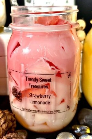 Large Strawberry Lemonade Candle