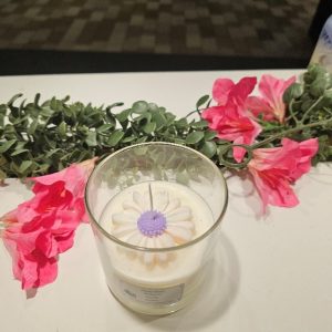 Vanilla Daisy Flower Candle