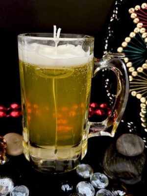 Large Beer Candle