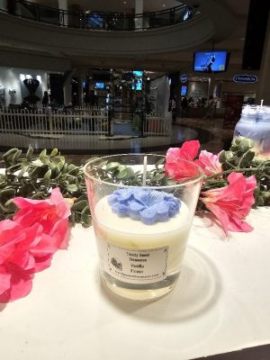 Vanilla Plumeria Flower Candle