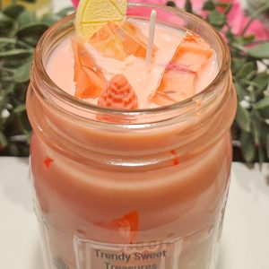 Large Strawberry Lemonade Candle