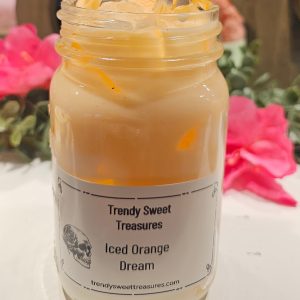 Iced orange dream candle