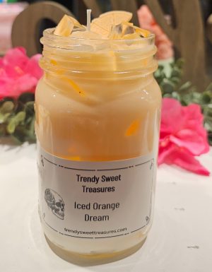 Iced orange dream candle