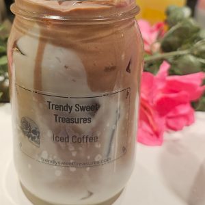 Iced coffee candle