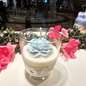 Vanilla Peony Flower Candle