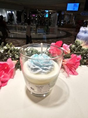 Vanilla Peony Flower Candle