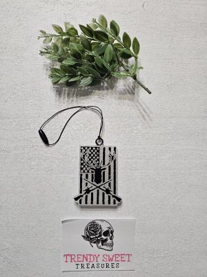 Deer Hunting Flag Freshie